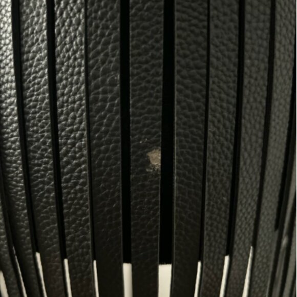 NEW with Tags Festival BCBG MaxAzria Black Fringe Belt S $98 - Picture 6 of 10